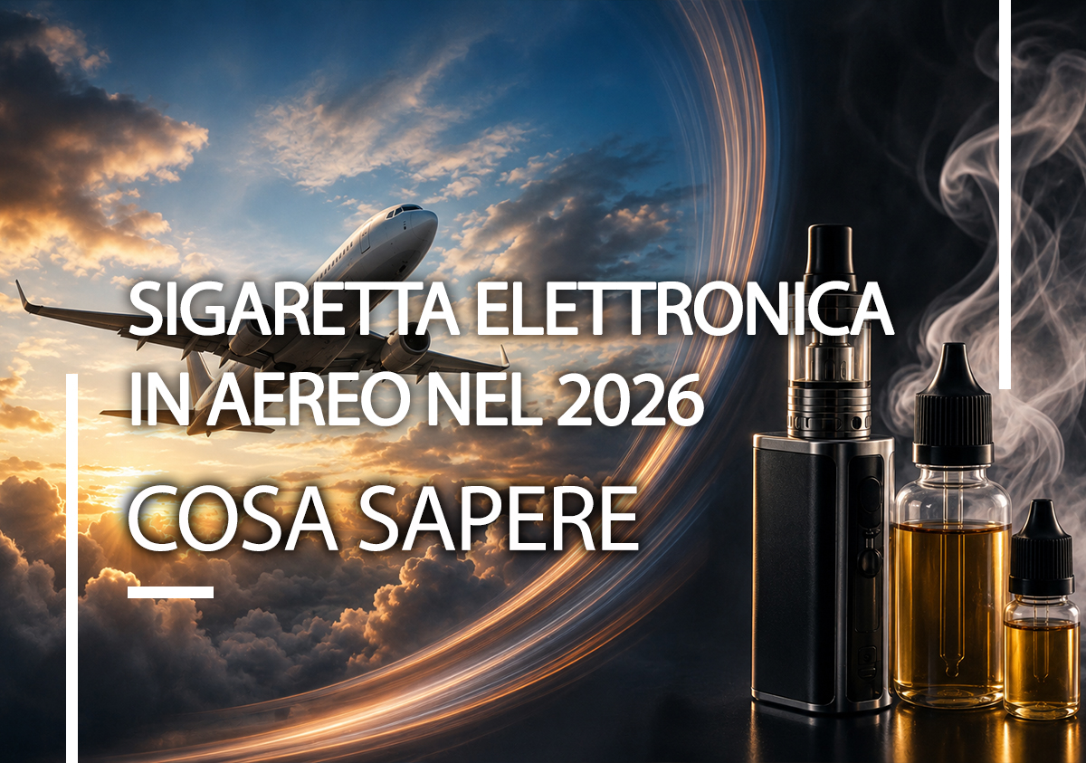 Sigaretta elettronica in aereo nel 2026: cosa sapere prima di partire Sigaretta elettronica in aereo nel 2026: cosa sapere prima di partire